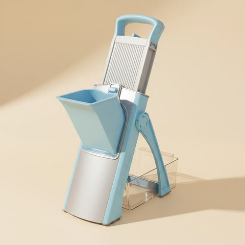 SwiftFix Adjustable Vegetable Chopper Dicer on a cream studio background