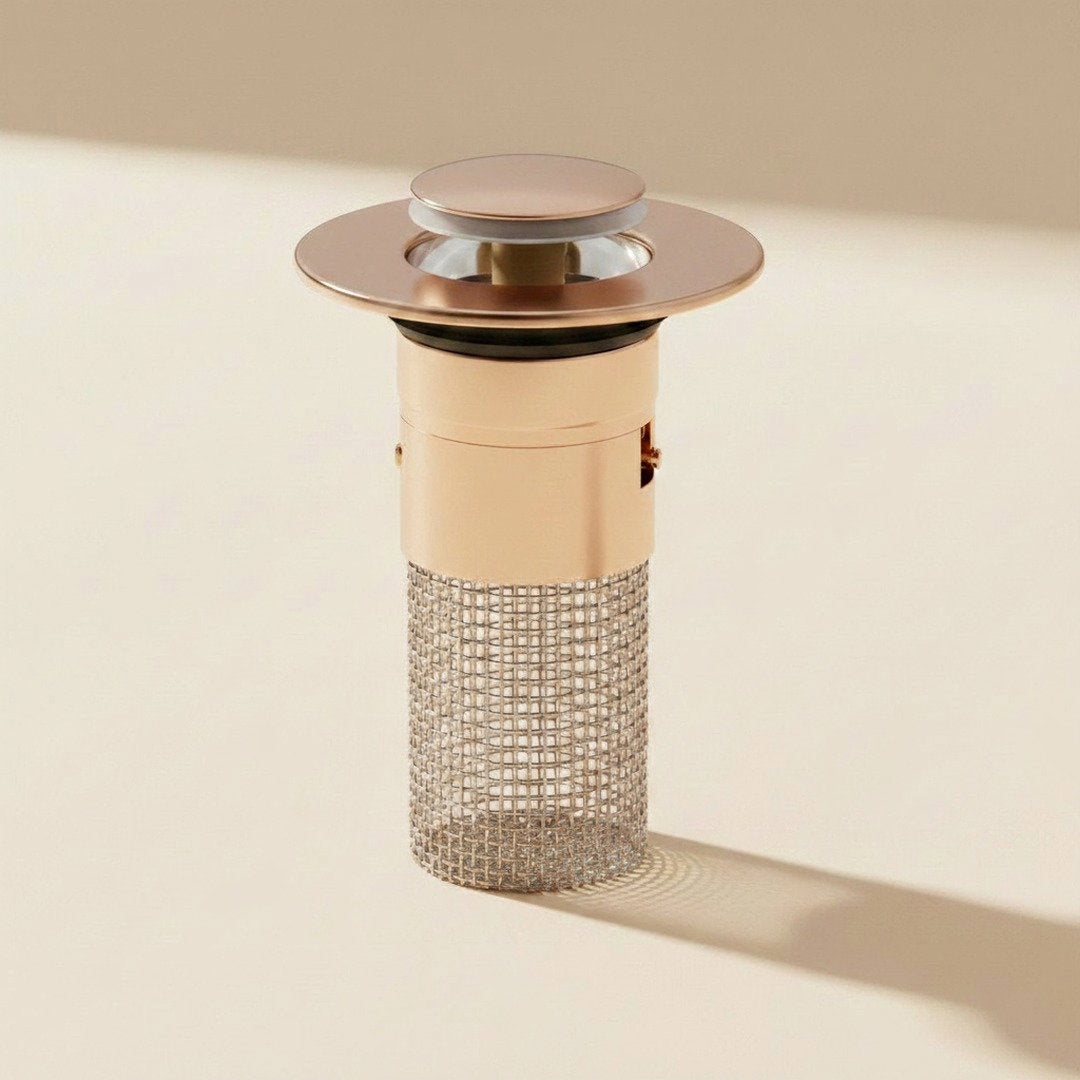 Pop-Up Sink Hair Strainer