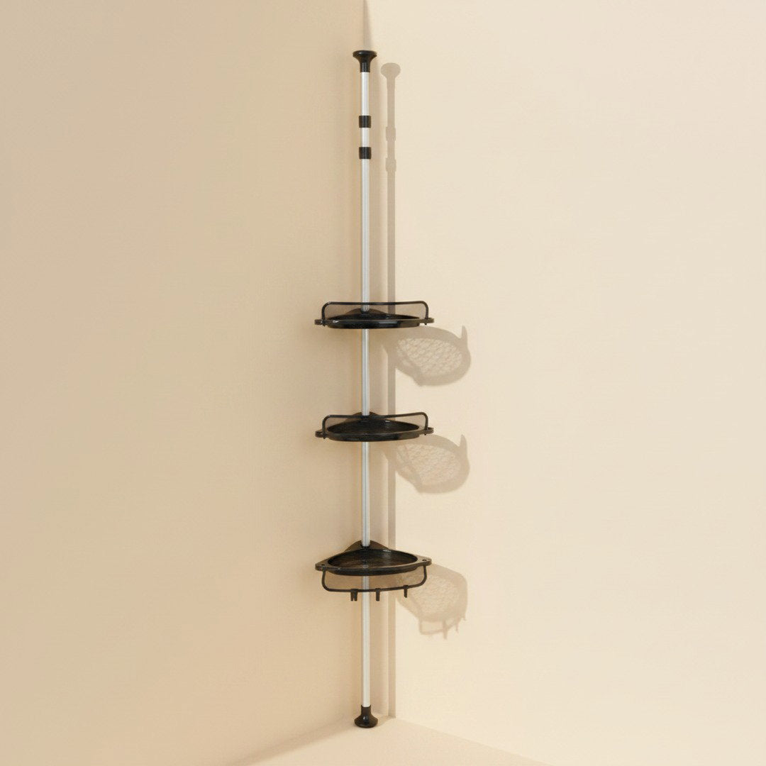 Telescopic Corner Shower Rack